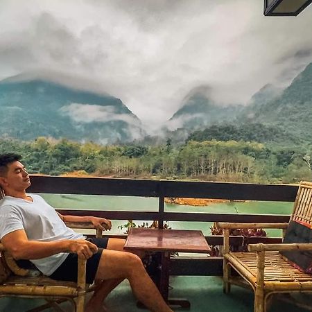 Ning Ning Guesthouse Muang Ngoi Dış mekan fotoğraf