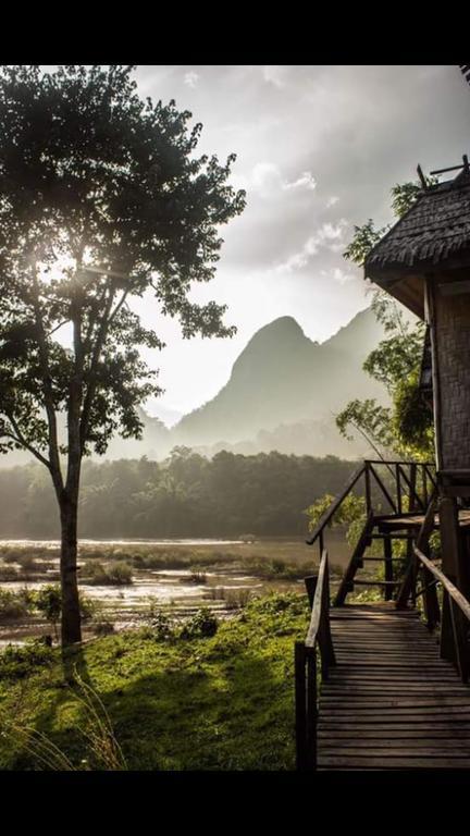 Ning Ning Guesthouse Muang Ngoi Dış mekan fotoğraf